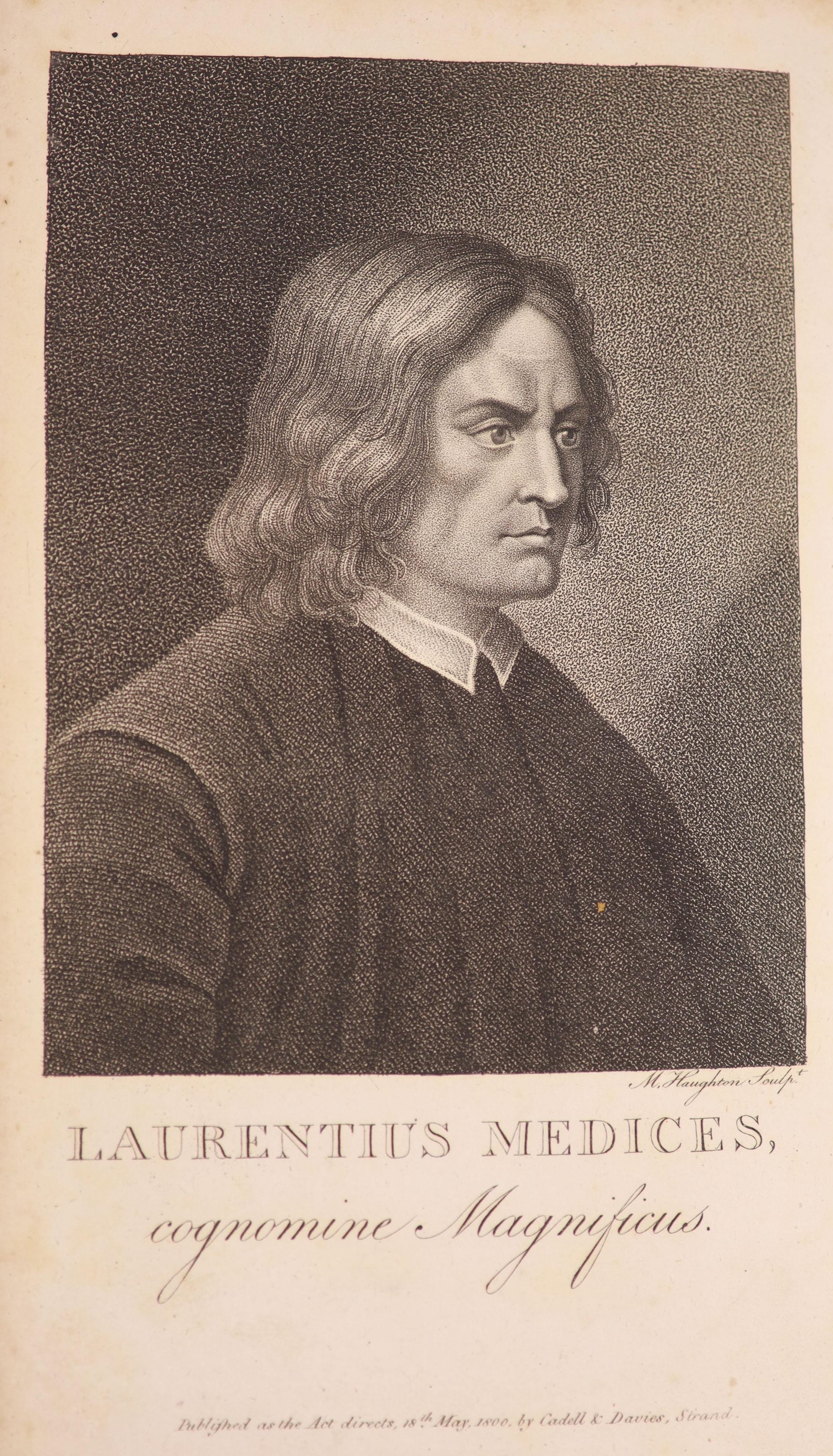Roscoe, William. The Life of Lorenzo De’ Medici, called The Magnificent.